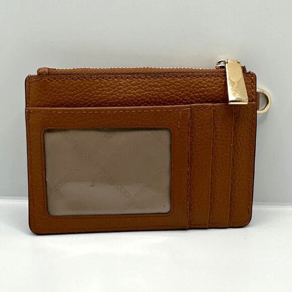 MICHAEL KORS Brown Card Wallet with Keychain - Picture 2 of 7